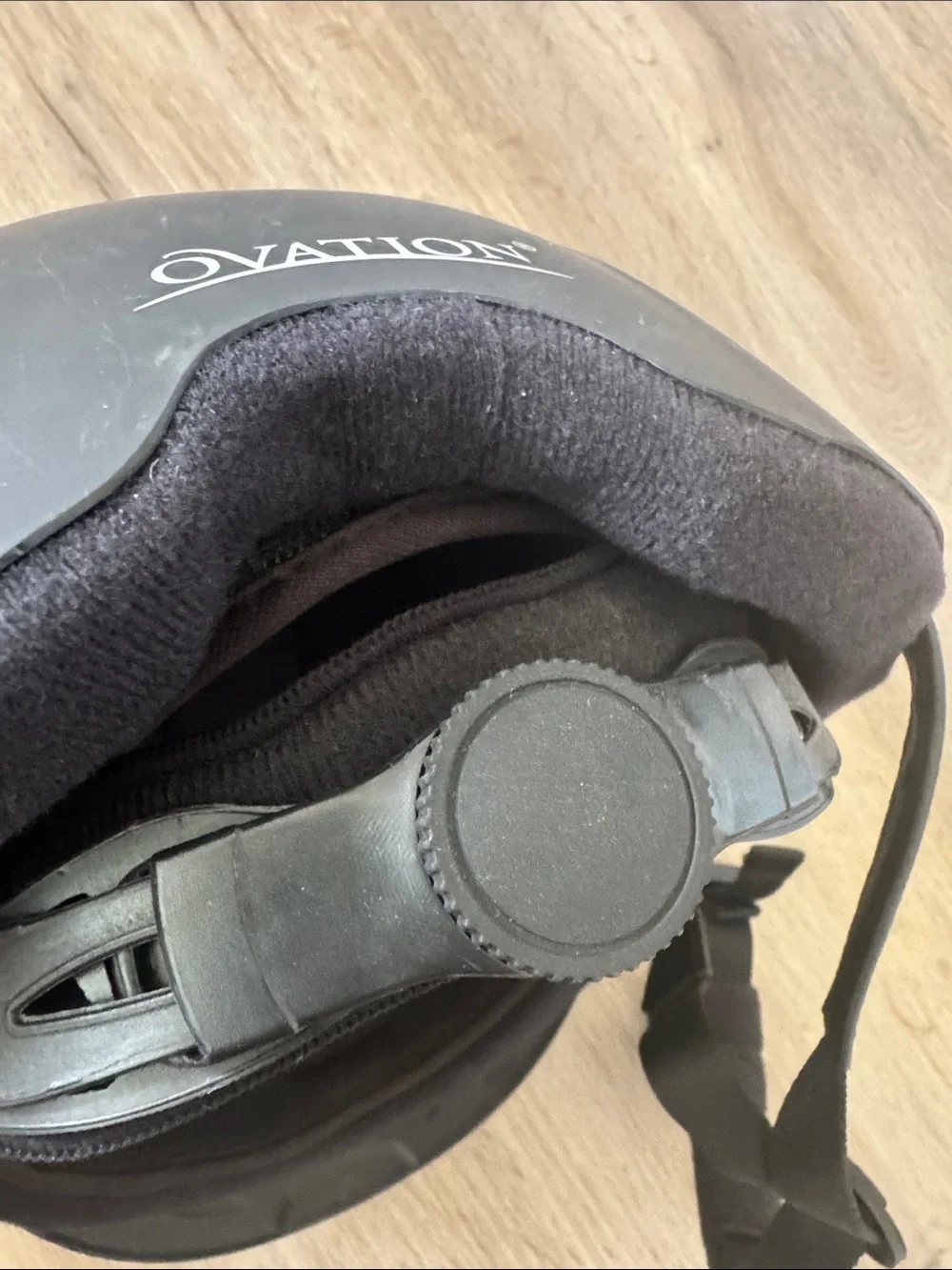 OV Matte Black Equestrian Riding Helmet